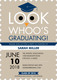 Blue Owl Graduation Invitations Image 5 of 5